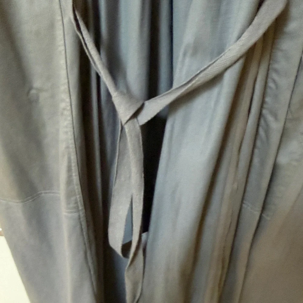 Nicholas K Long Gray Duster Coat, M - Picture 3 of 8